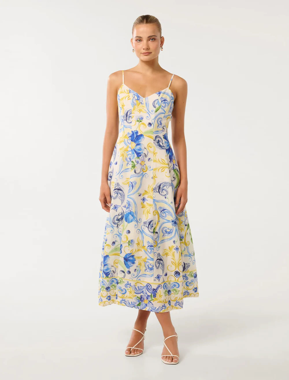 chiara midi dress Chiara White Bustier-Style Midi Dress S