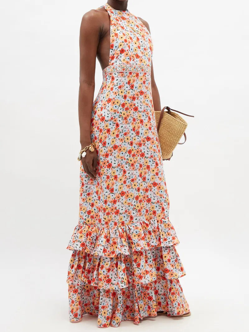 AGUA BY AGUA BENDITA Posie Halterneck | Size M