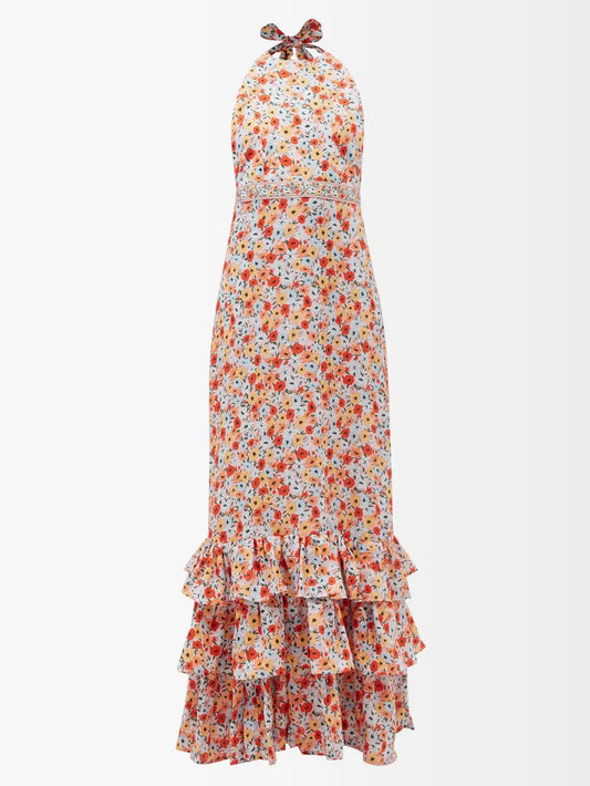 AGUA BY AGUA BENDITA Posie Halterneck | Size M